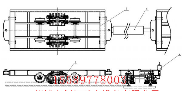 czp型夾軌式自移式設備列車(chē)2