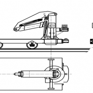 KZS-2.0礦用平板車(chē)折臂式隨車(chē)吊